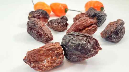 smoked habaneros for sea salt