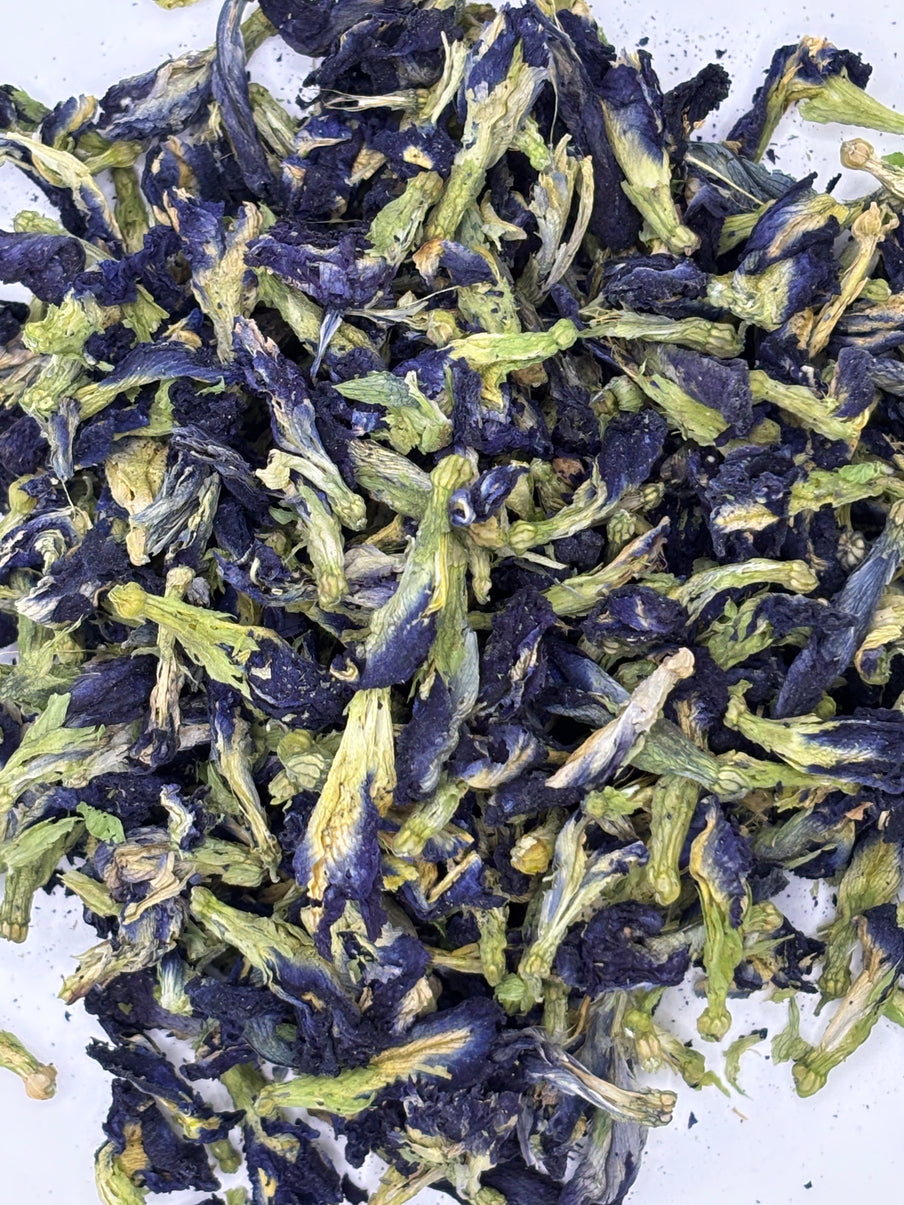 100% Organic Dried Blue Butterfly Pea Flower (Clitoria Ternatea) Herbal Tea