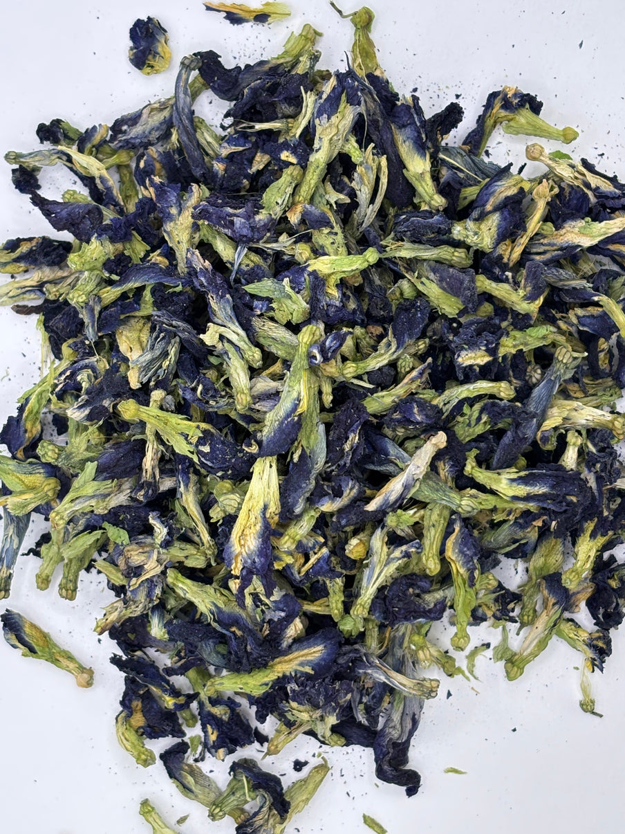 100% Organic Dried Blue Butterfly Pea Flower (Clitoria Ternatea) Herbal Tea