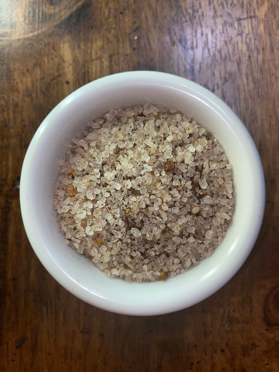 Smoked Habanero Sea Salt Seasoning Blend - Cherry & Hickory Smoked Habanero Powder | 9 oz net wt | Artisan Made | Smoked in Texas