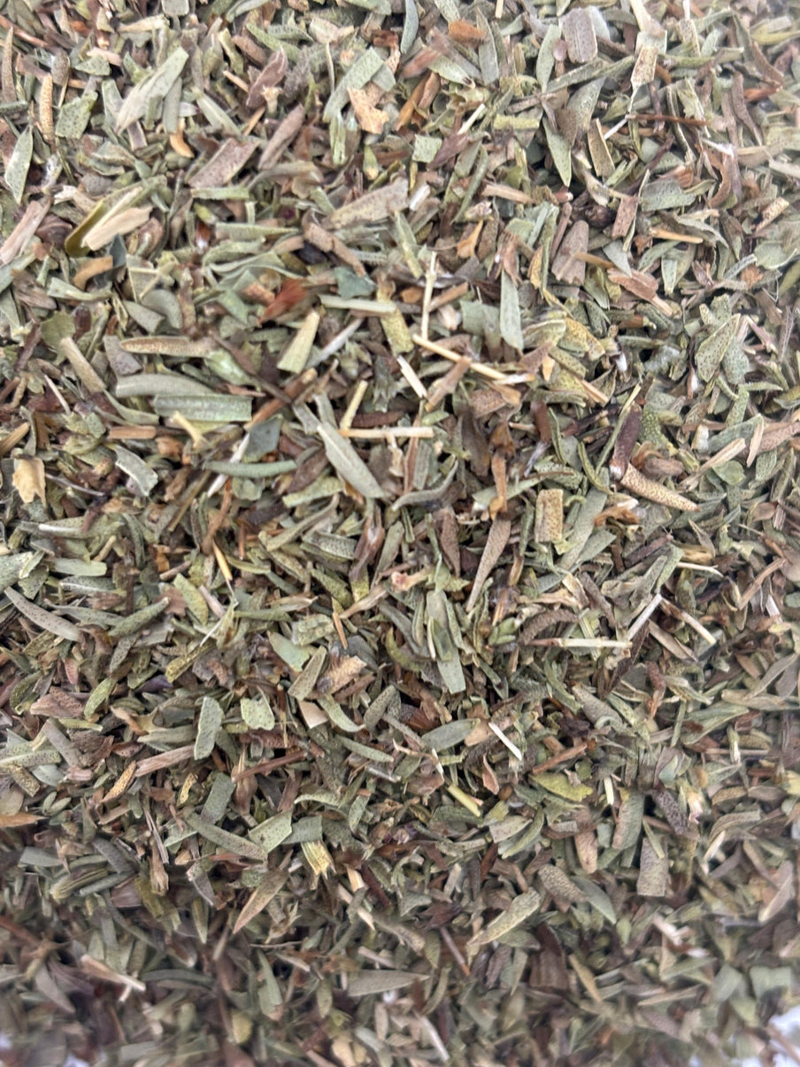 Organic 100% Pure Dried Mediterranean  Thyme Leaves – Aromatic Culinary Herb – Fresh Fragrant Thyme for Cooking, Tea, and Herbal Use