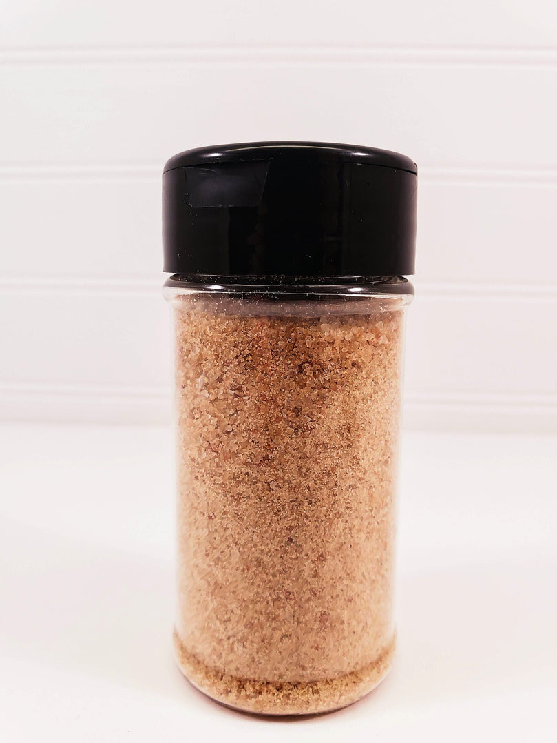 smoked himalayan salt in a shaker